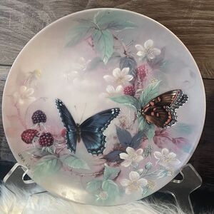 1988 W.S.George Plate”On Gossamer Wings" Series,Plate# 1228A Red Spotted Purples